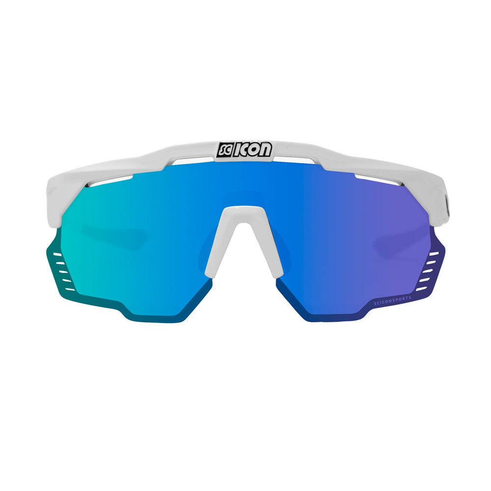 Aeroshade Kunken Blue/White Multimirror Sunglasses