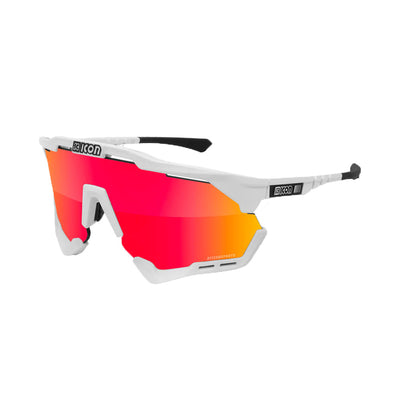 Aeroshade XL Multimirror White/Red Sunglasses