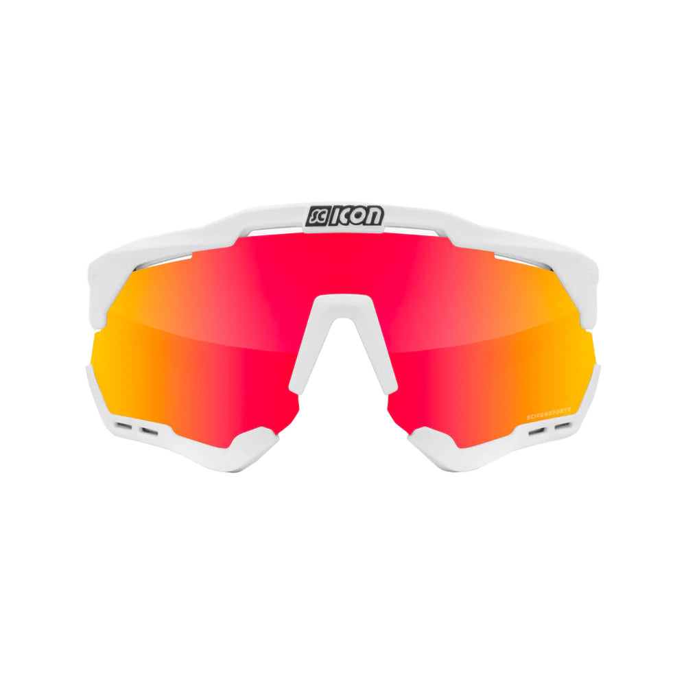 Aeroshade XL Multimirror White/Red Sunglasses