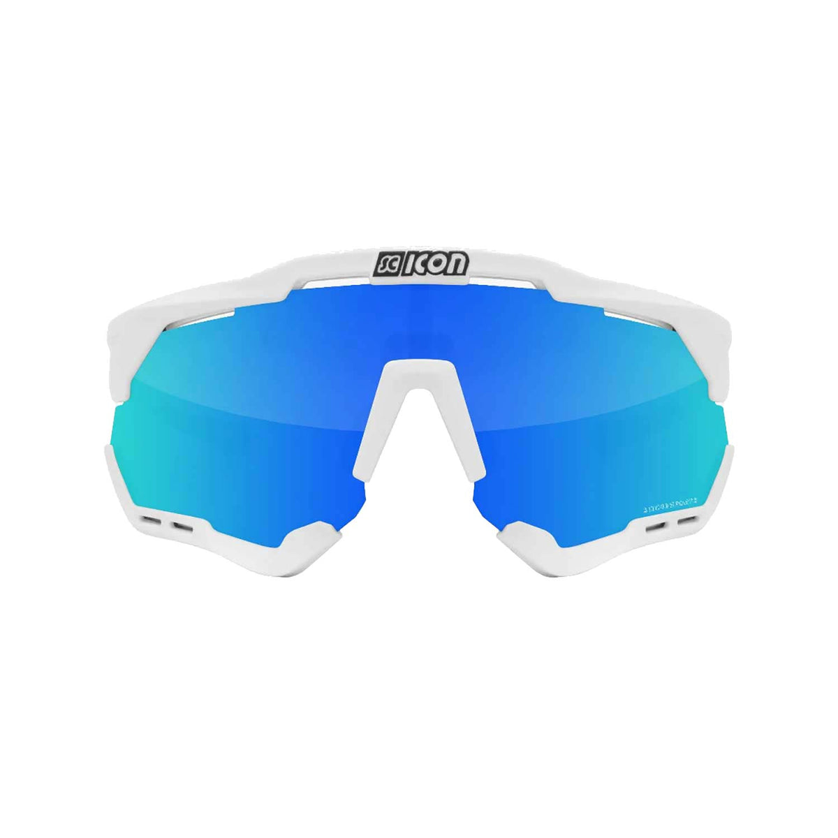 Aeroshade XL Multimirror White/Blue Sunglasses