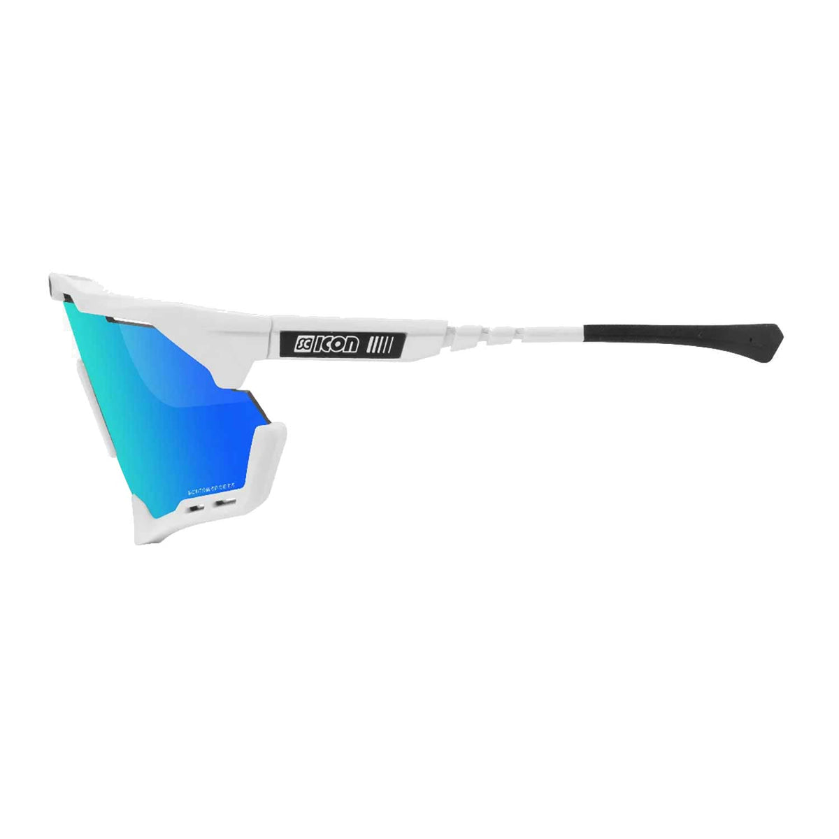 Aeroshade XL Multimirror White/Blue Sunglasses