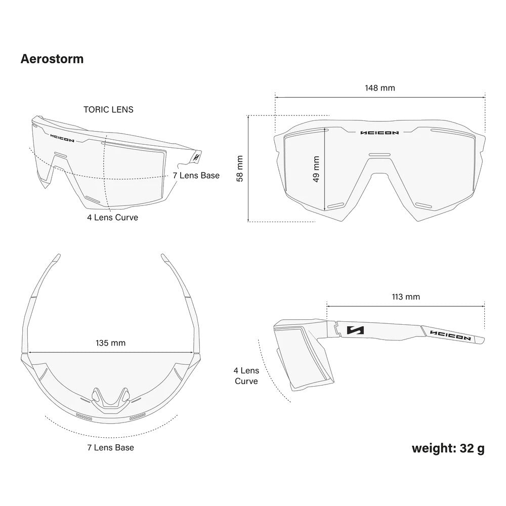 Aerostorm Multimirror Green Sunglasses