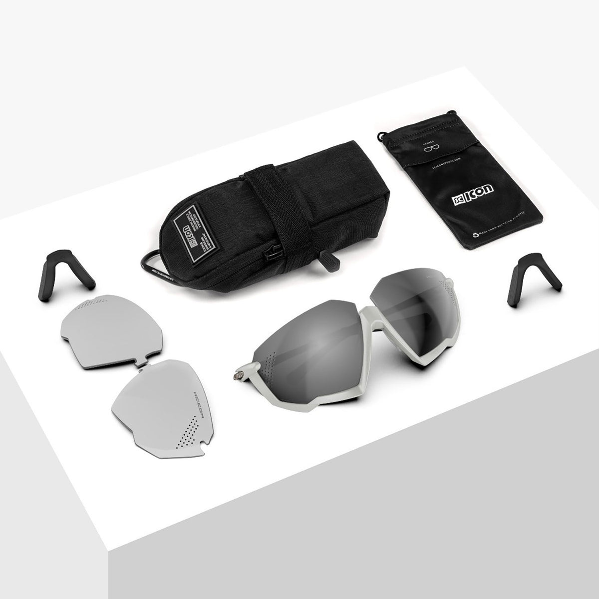 Aerojet Titanium Multimirror Silver Sunglasses