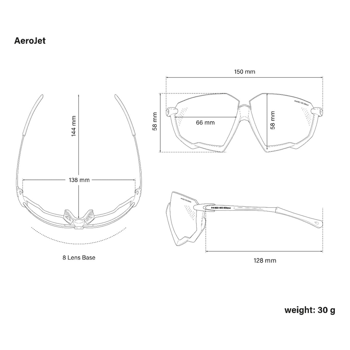 Aerojet Titanium Multimirror Silver Sunglasses