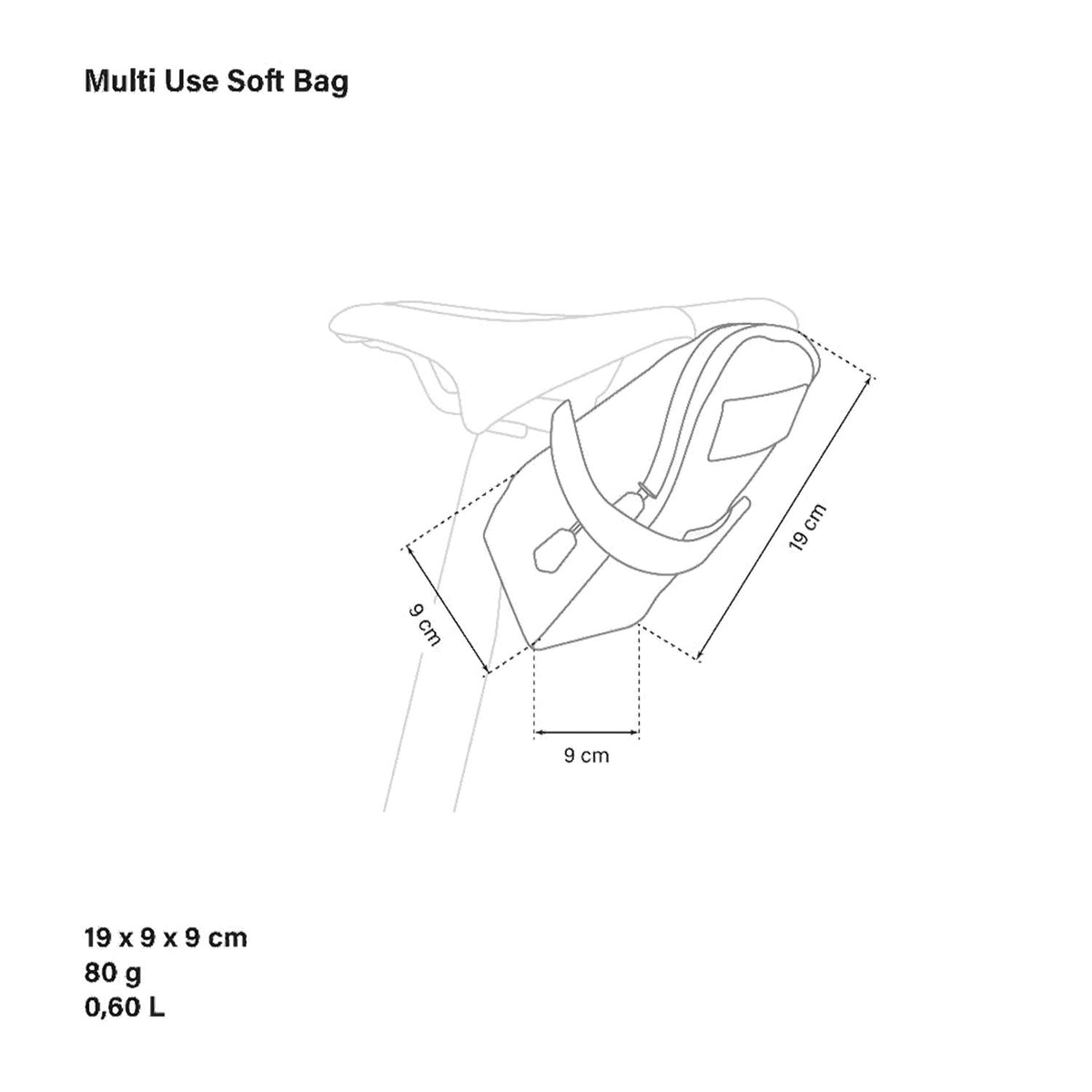 Multi Use Soft Saddle Bag