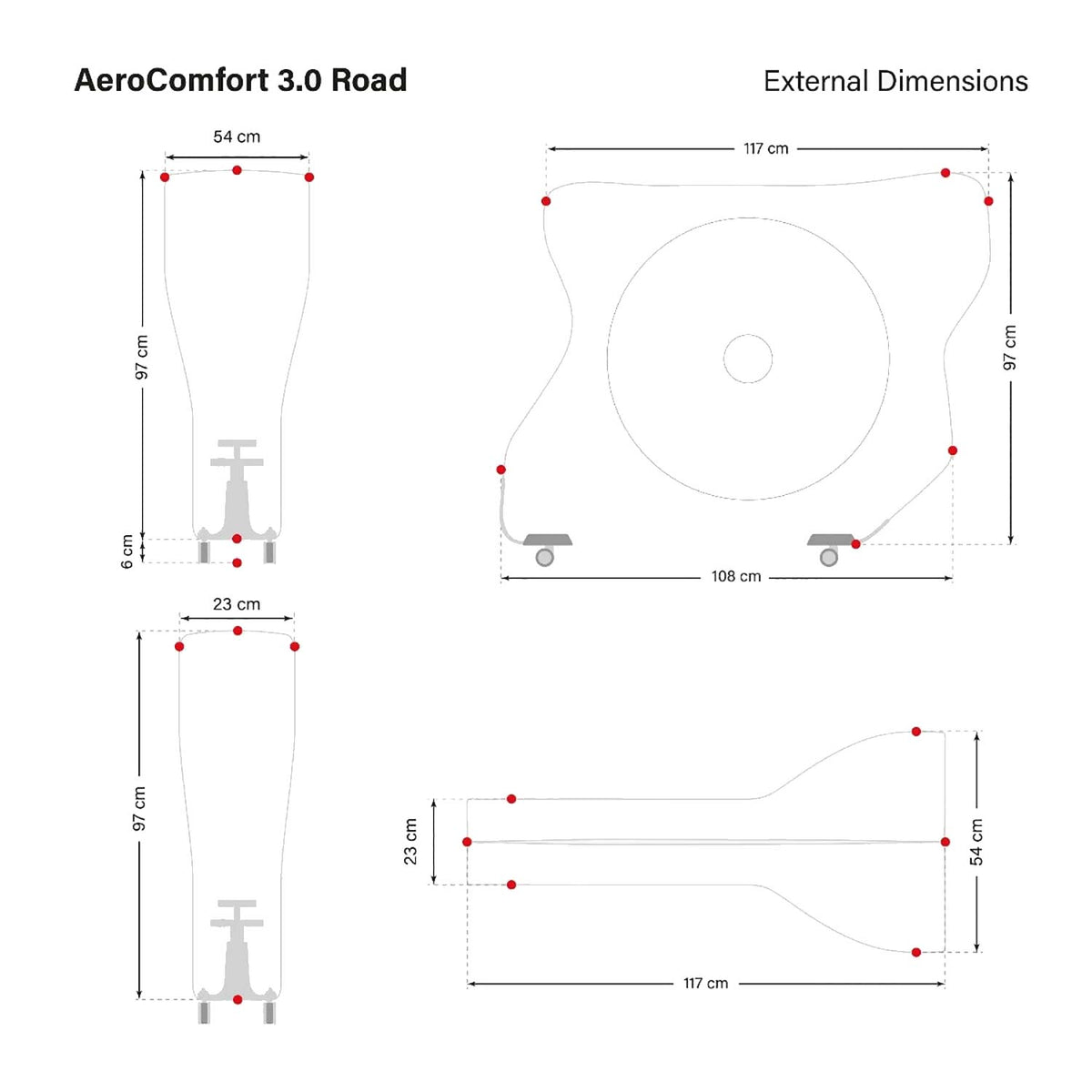 Aerocomfort 3.0 Road Bike Travel Bag