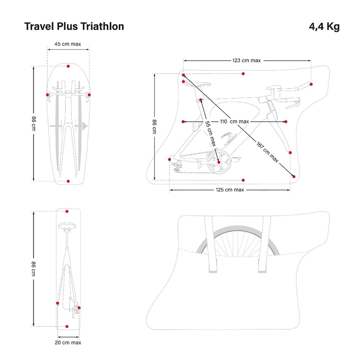 Soft Travel Plus Triathlon Bike Bag
