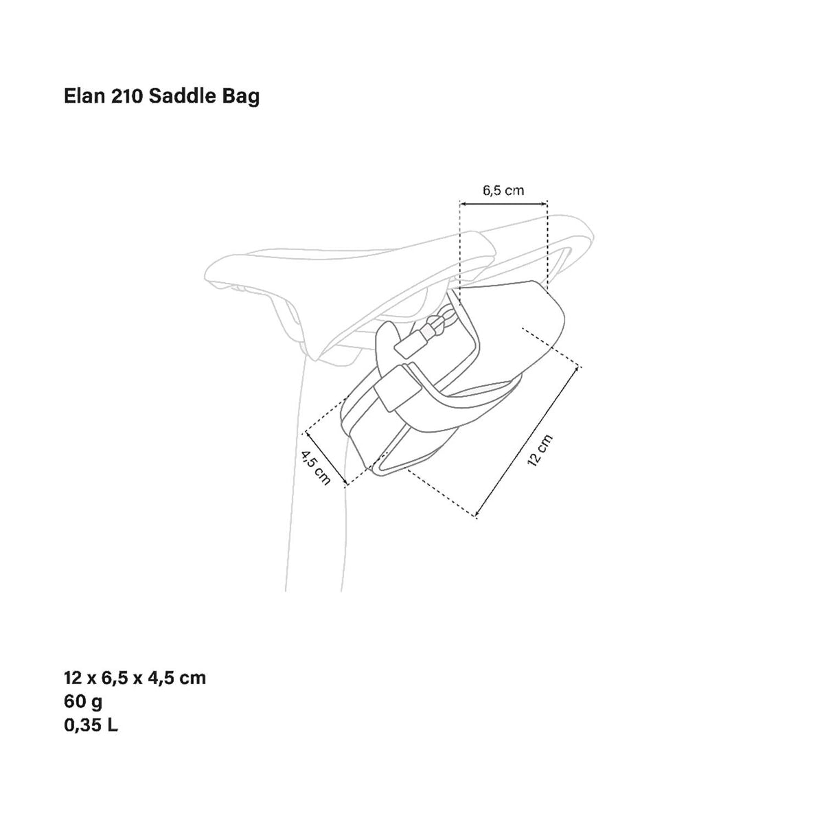 Elan 210 Saddle Bag