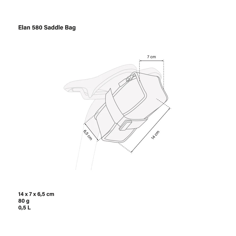 Elan 580 Saddle Bag