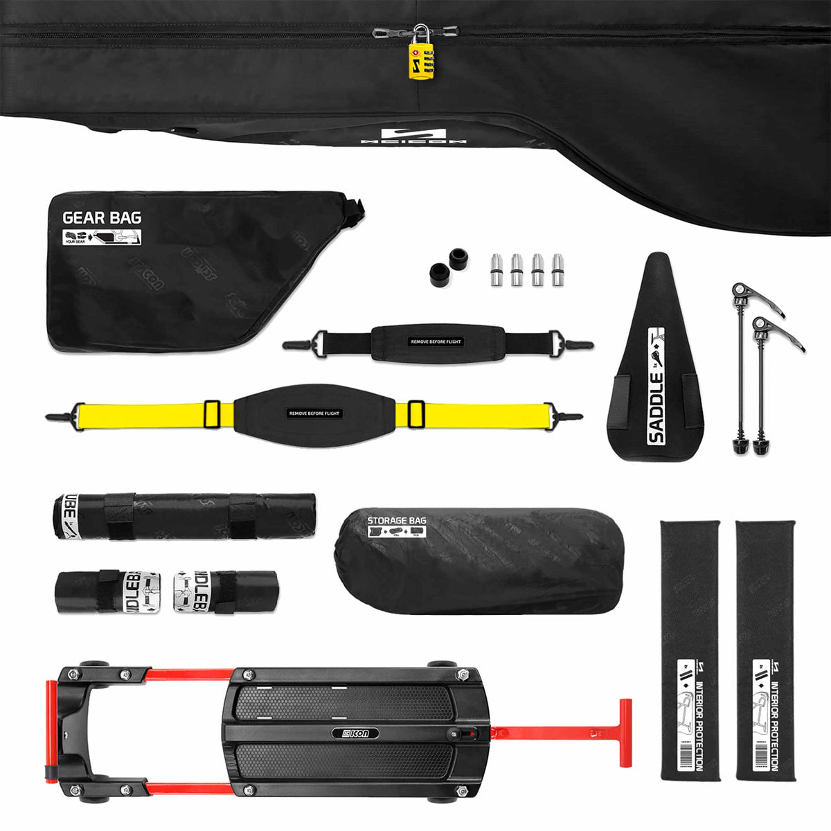 Aerocomfort 3.0 Maillot Jaune Road Bike Travel Bag