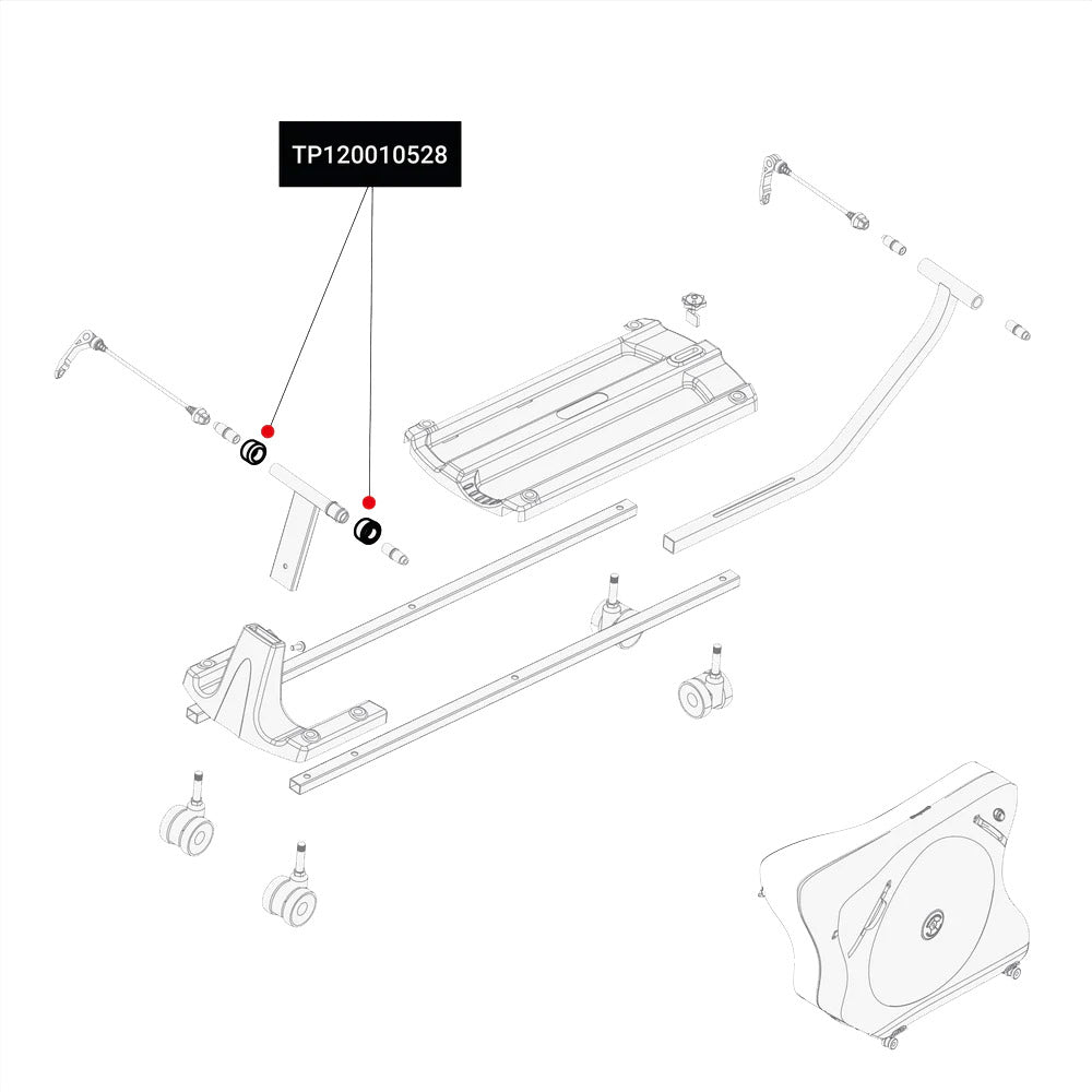 Thru Axle Adapter End Caps For Aerocomfort 3.0