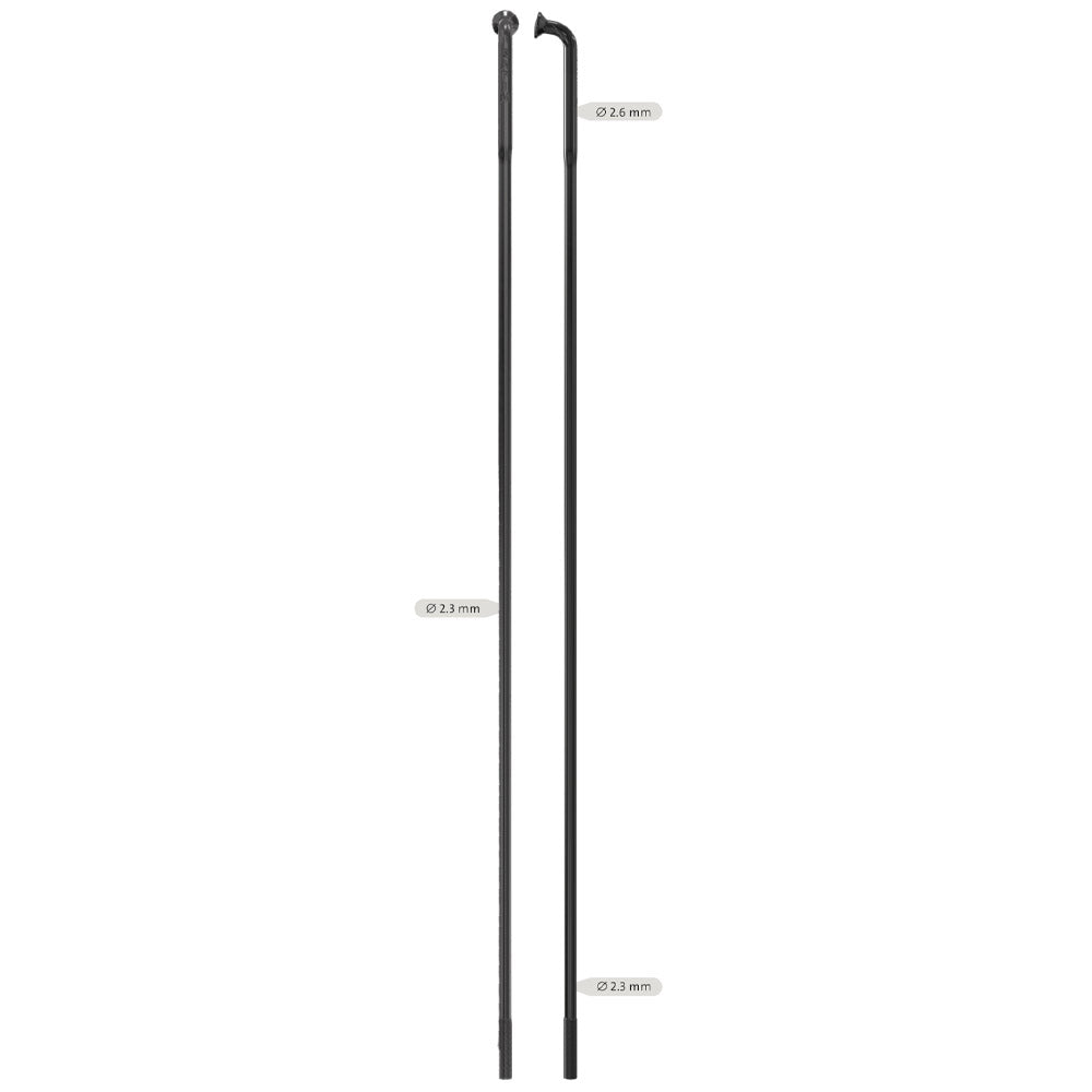 E-Strong Black J-Bend Spokes