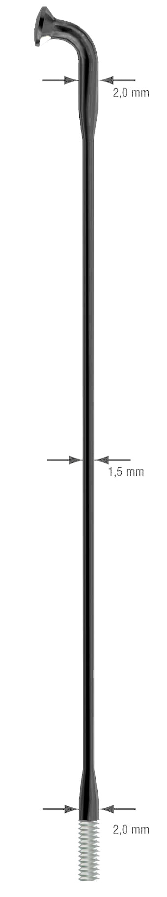 Laser Black Spokes