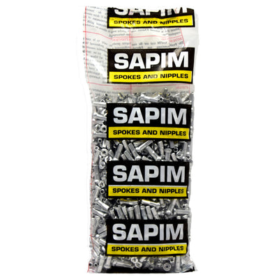 Sapim Sapim Alloy Nipples Silver 14mm  (1000)