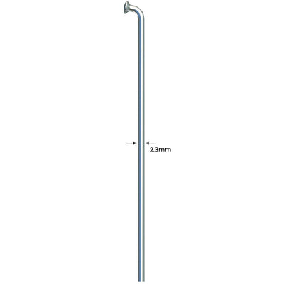 Sapim Leader 13g Silver J-Bend Packs