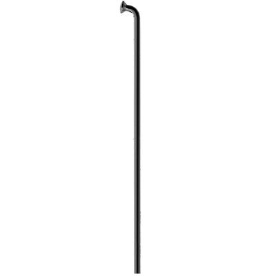 Sapim Leader 13G Black 340mm Cut/Threaded J-Bend x 1