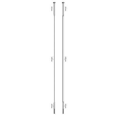 CX-Sprint Silver Straight Pull Uncut Spokes (500)