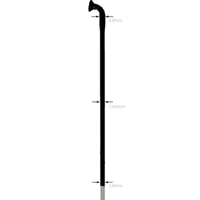 Sapim D-Light 14G Disc D/B Blk 260mm