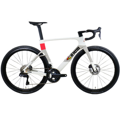 Aeroscoop Ultegra Di2 Coral White Bike