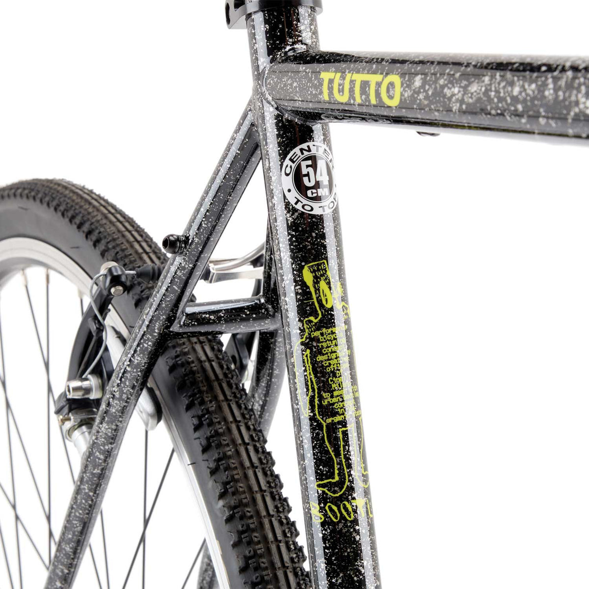 Tutto Plus Mutant Silver Flat Bar Bike
