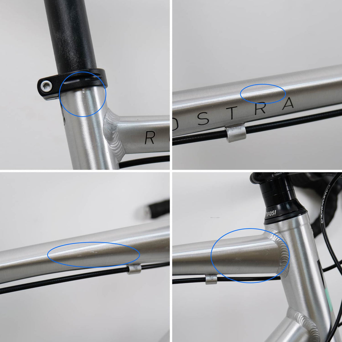Rostra Centaur Rim Brake Silver Large Ex Demo Bike