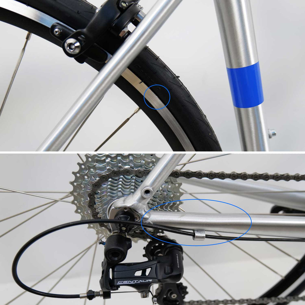 Rostra Centaur Rim Brake Silver Medium Ex Demo Bike
