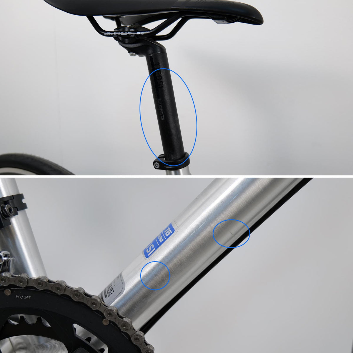 Rostra Centaur Rim Brake Silver Medium Ex Demo Bike