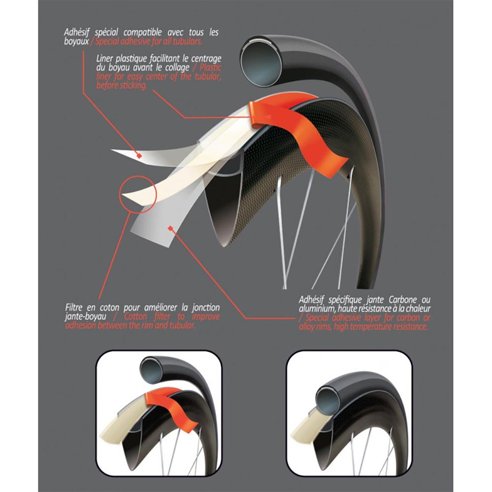 Hi Temp Tub Tape for Carbon Rims