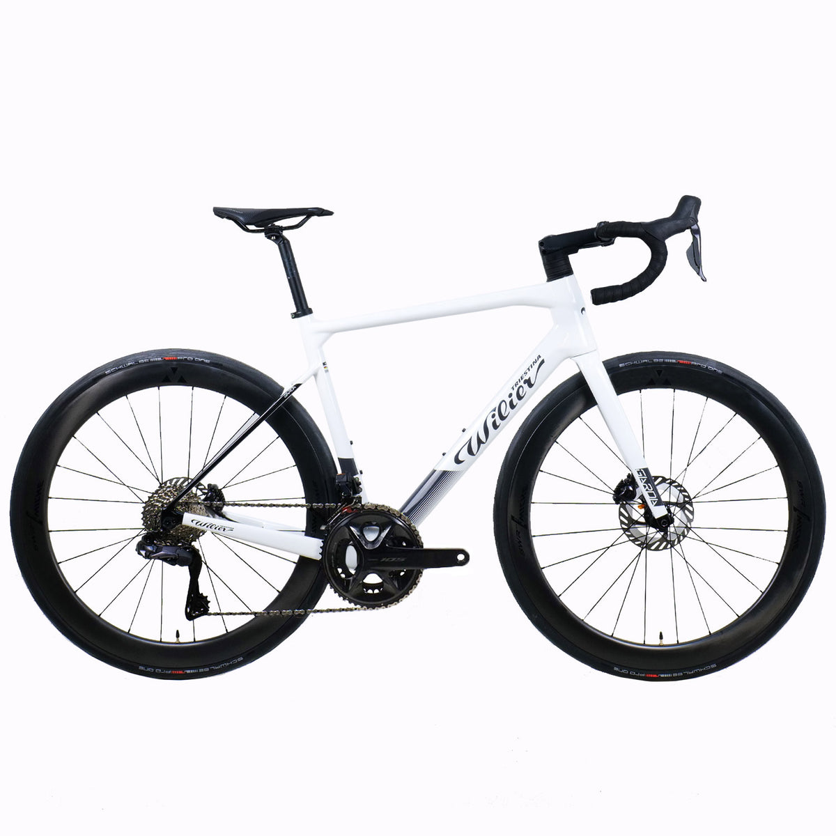 Garda 105 Di2 SWR White/Black Bike