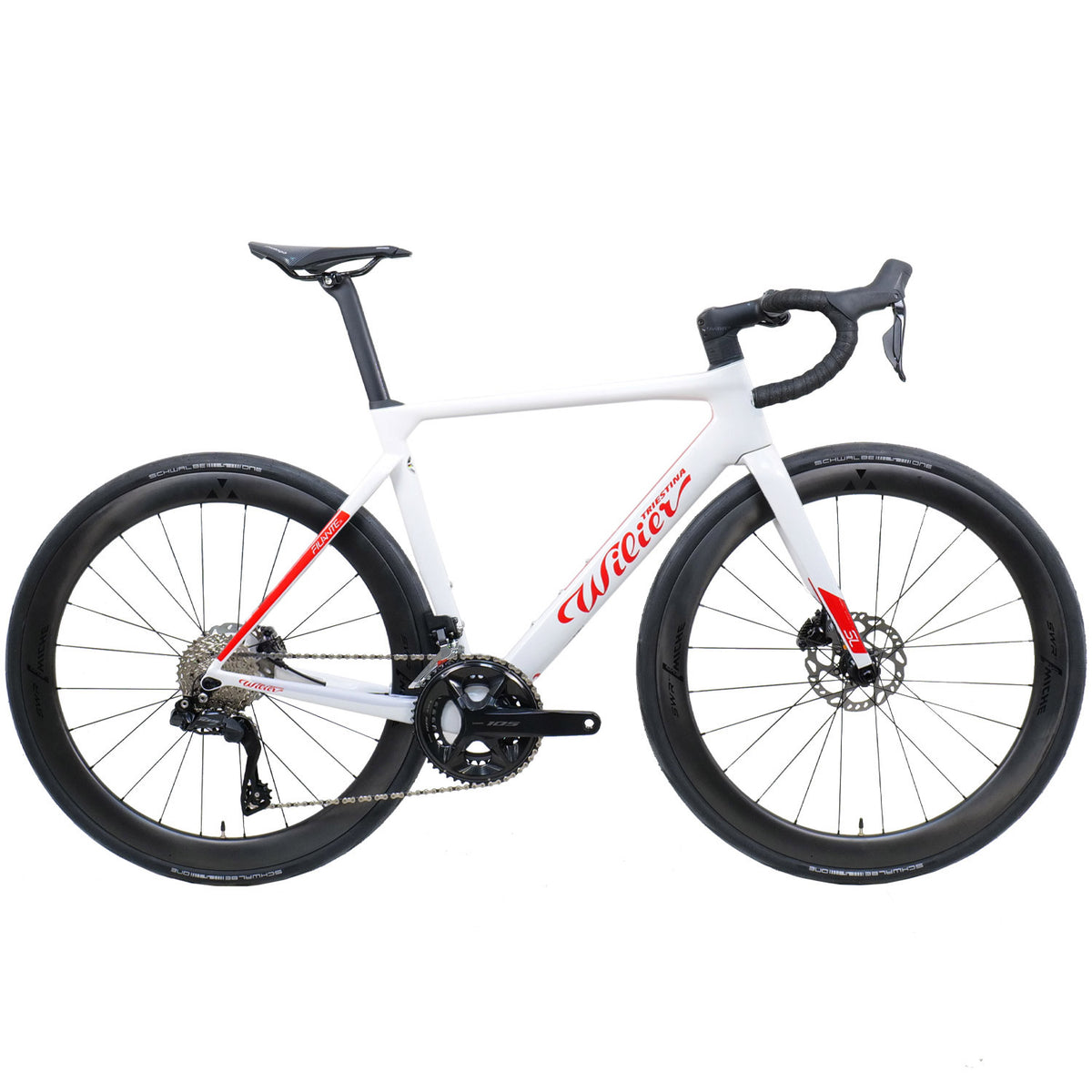 Filante SL 105 Di2 Asfalto White/Red Bike