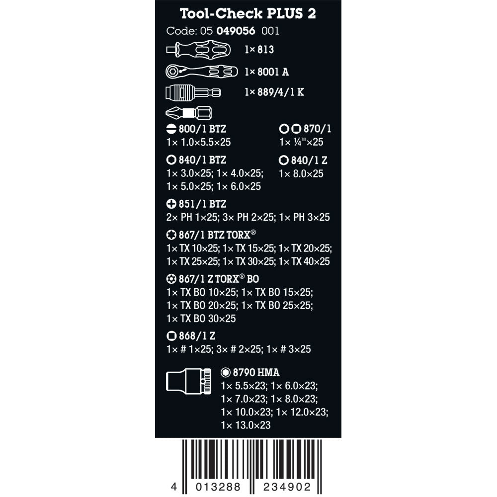 Tool Check Plus 2 Set, 39 Pieces