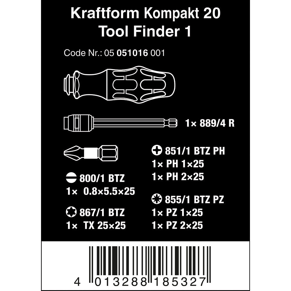 Kraftform Kompakt 20 Tool Finder 1 with pouch