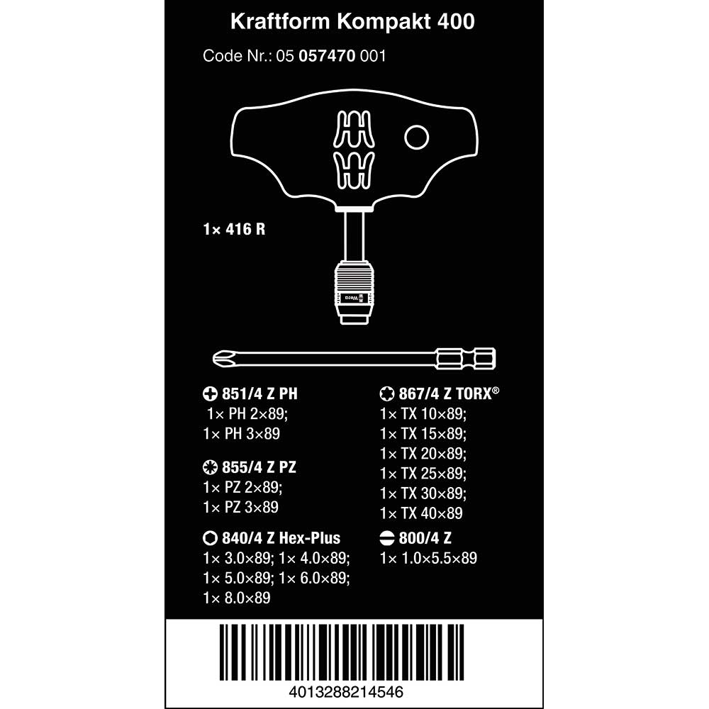 Kraftform Kompakt 400 17pcs