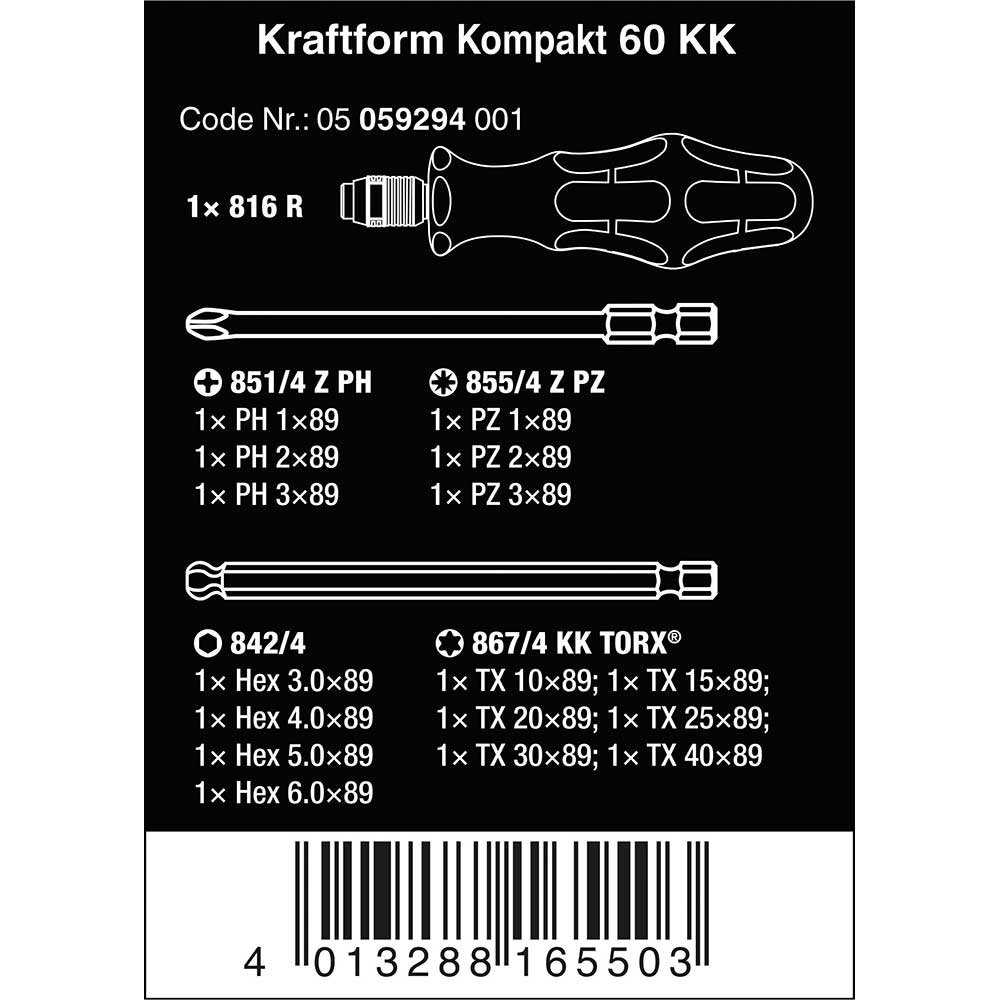 Kraftform Kompakt 60 KK Set 17pcs