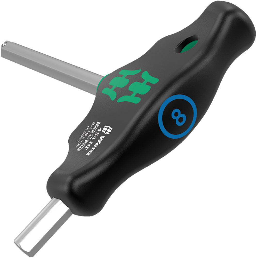 454/7 HF Set 2 T-Handle Hex Screwdriver With Metal Rack