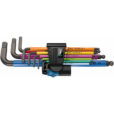 950/9 Hex-Plus L-Key Set BlackLaser With Holding Function