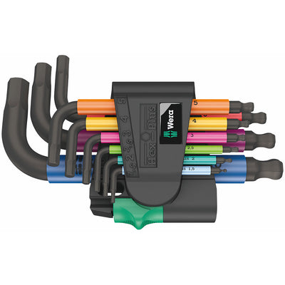 950/9 Hex-Plus Multicolour 2 L-key Set BlackLaser