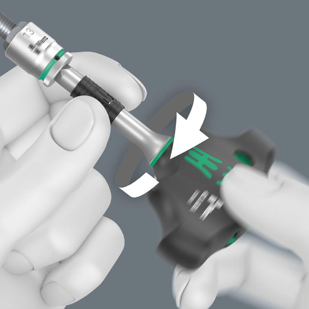 411 T-Handle Adapter Screwdriver 1/4 with Ratchet