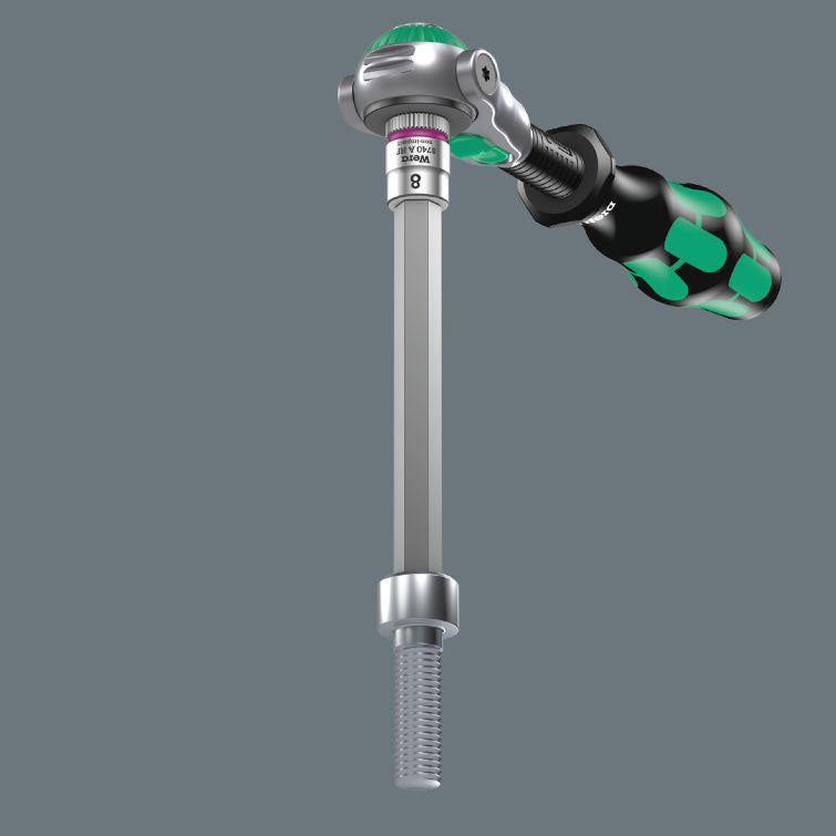 8740 A 1 Zyklop Bit Socket With Holding Function 1/4