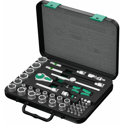8100 SB 2 Zyklop Speed Ratchet Set 3/8 Drive Metric