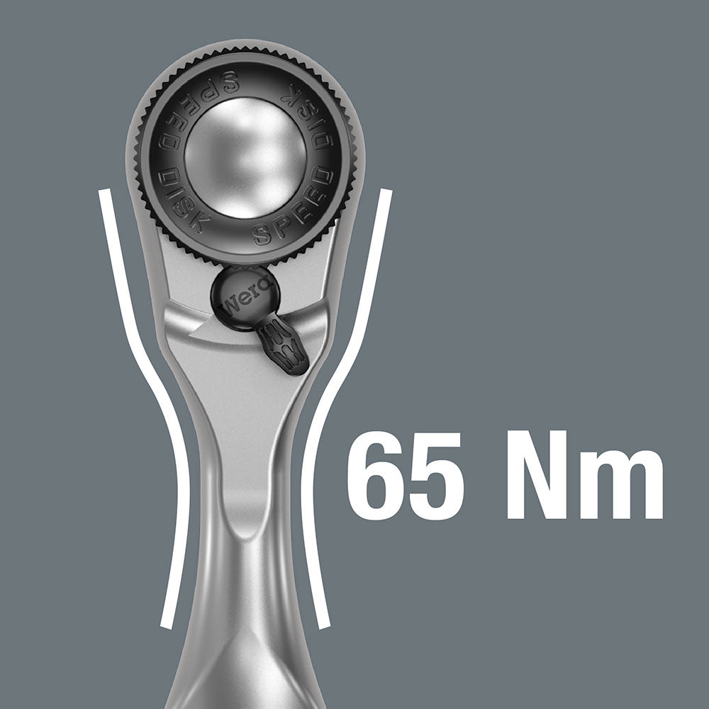 8008 A Zyklop Mini 3 Ratchet With 1/4 Drive