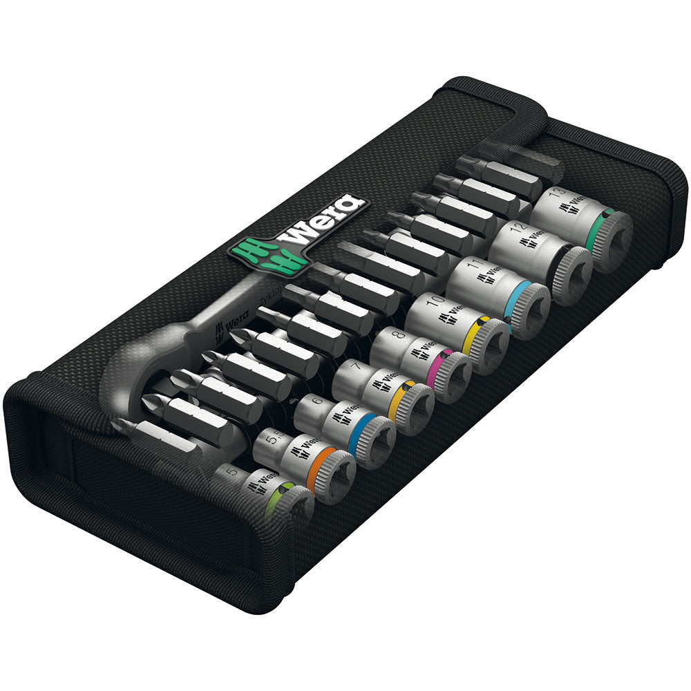 8100 SA 8 Zyklop Ratchet Set With Switch Lever 1/4