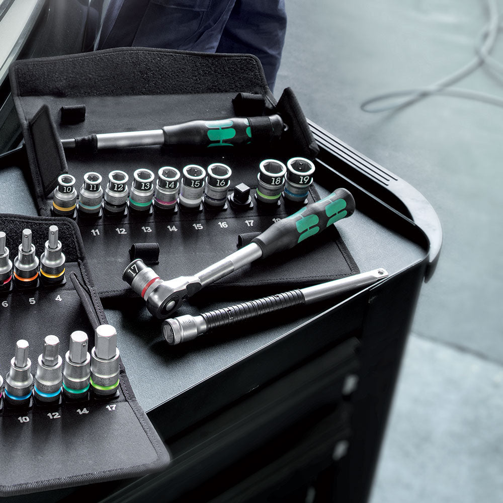 8006 SC 1 Zyklop Hybrid Ratchet Set 1/2 Drive