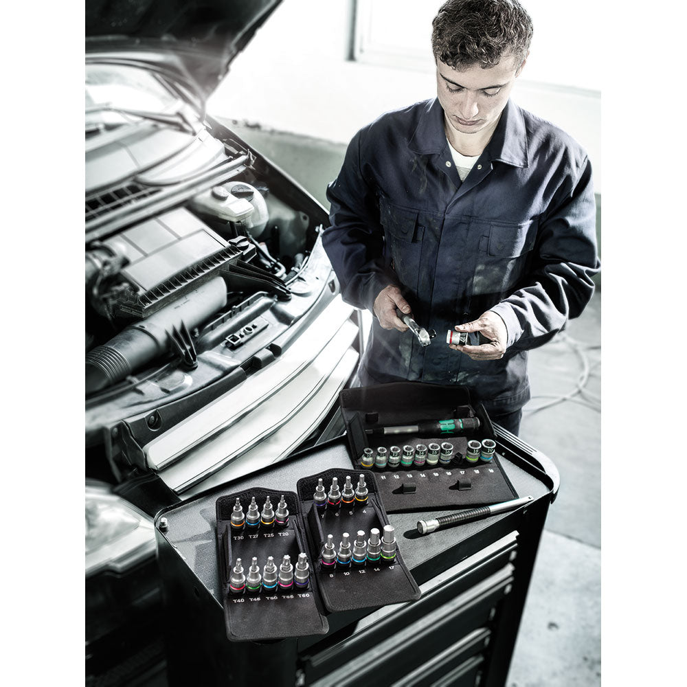 8006 SC 1 Zyklop Hybrid Ratchet Set 1/2 Drive