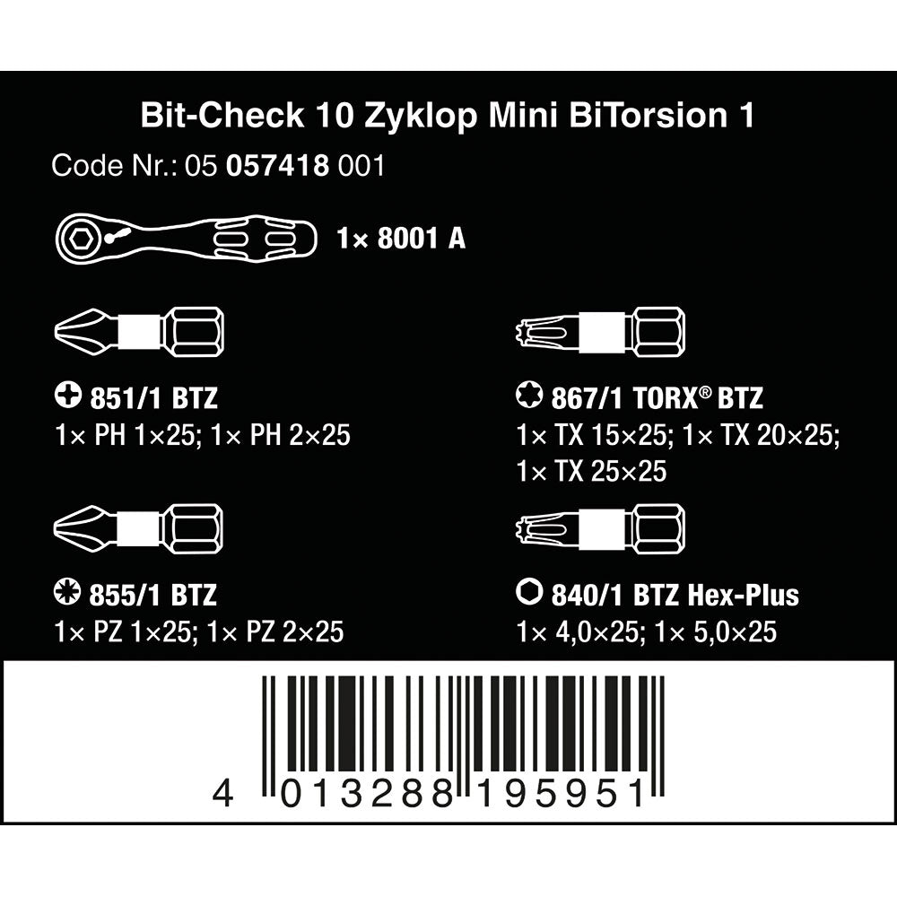 Bit-Check 10 Zyklop Mini BiTorsion 1