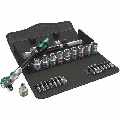 8100 Zyklop Speed Ratchet Set Square 1/2" Drive 28pcs