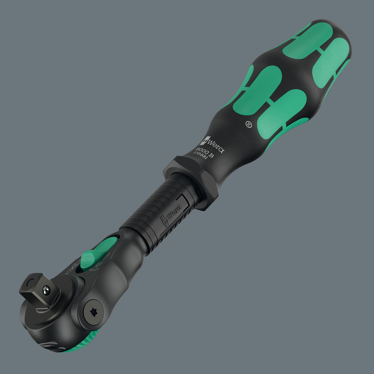 8000 B Zyklop Speed Ratchet With 3/8 Drive Black Edition