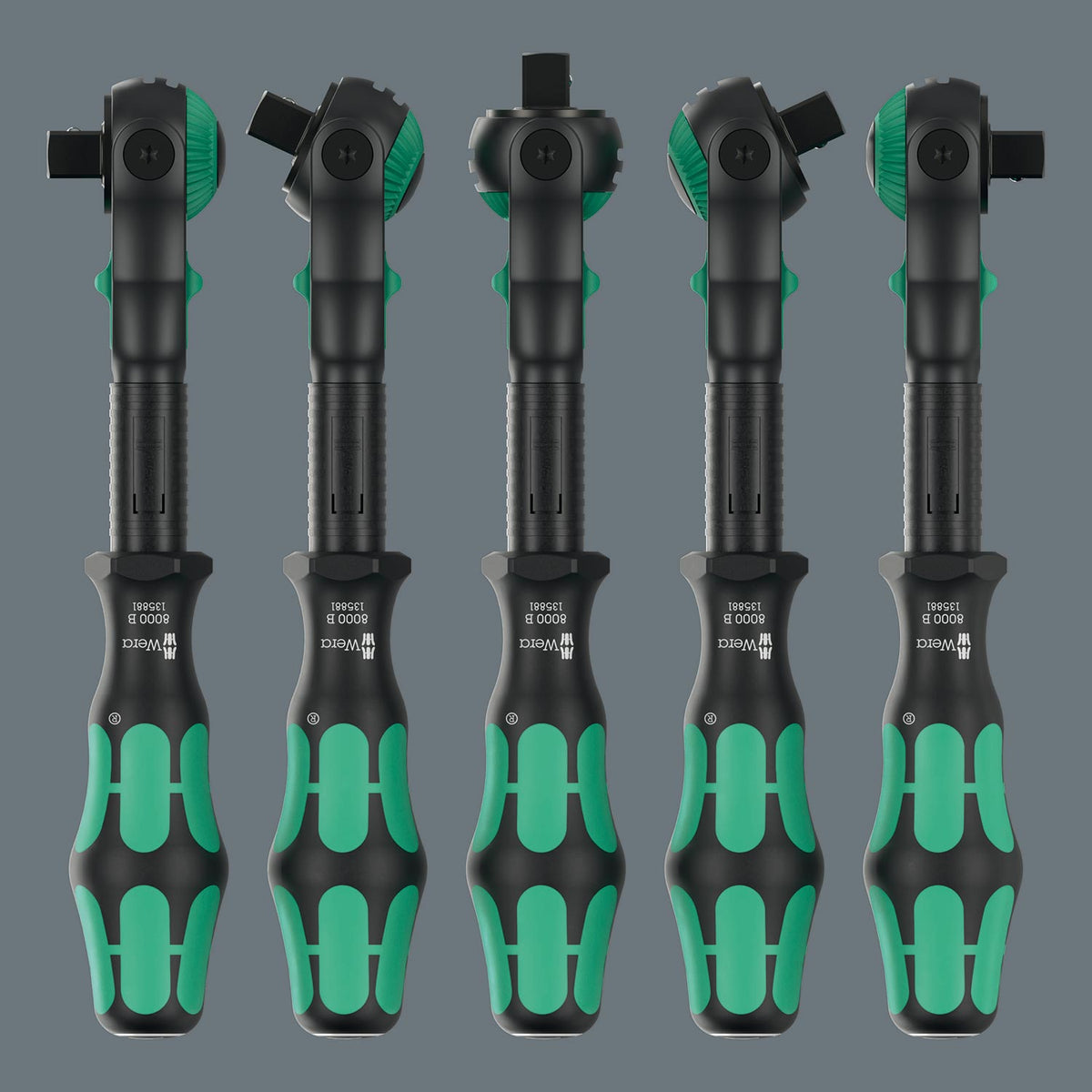 8000 B Zyklop Speed Ratchet With 3/8 Drive Black Edition