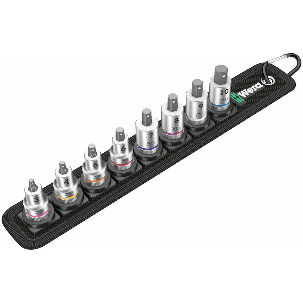 Belt B 2 Zyklop In-Hex-Plus Bit Socket Set HF 3/8" Drive