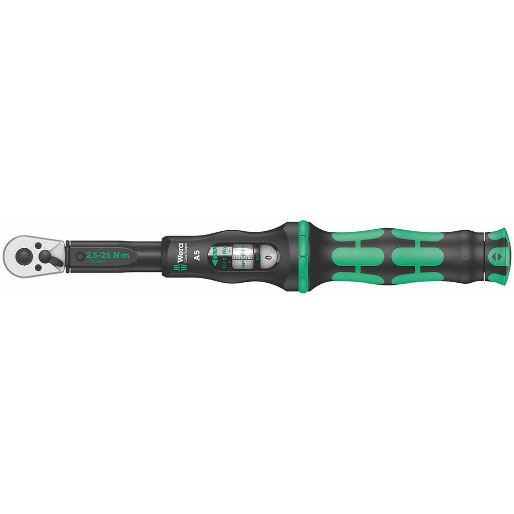 Torque Wrench With Reversible Ratchet 2.5-25